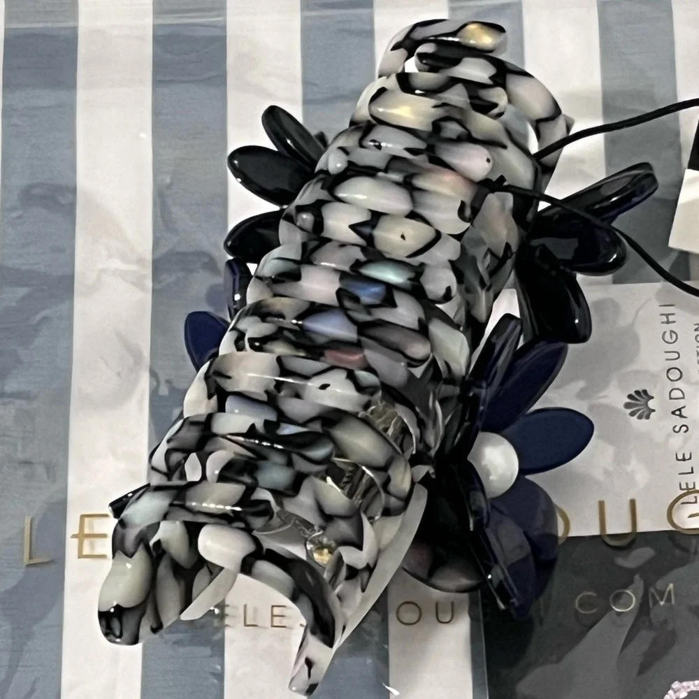 LELE SADOUGHI NWT AUTHENTIC CELESTIAL PETUNIA CLAW CLIP